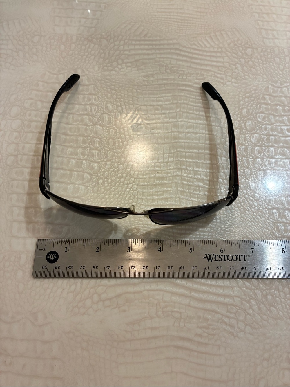 Prada Black Sunglasses with Red Stripe made in Italy - Picture 11 of 11